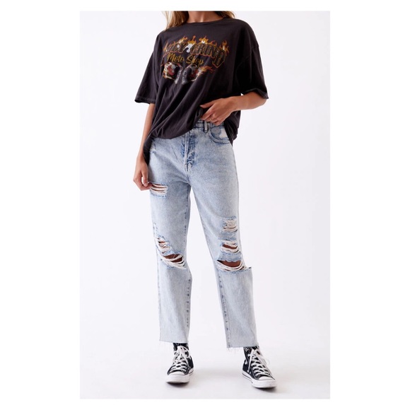 NWT pacsun high rise straight leg Jean Sz 24 - Picture 2 of 8